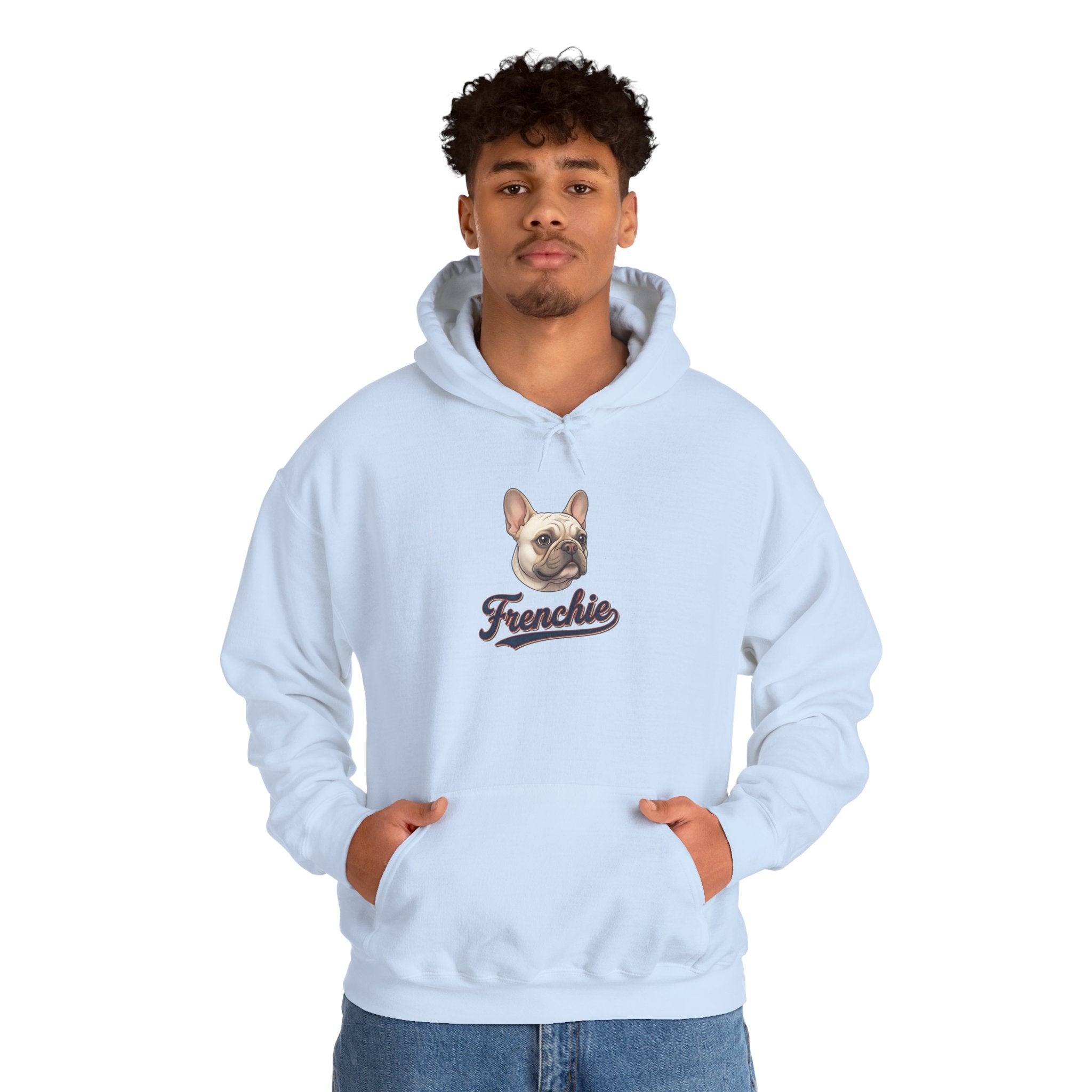 Frenchie Hoodie 90% Energy — Graphic Pullover