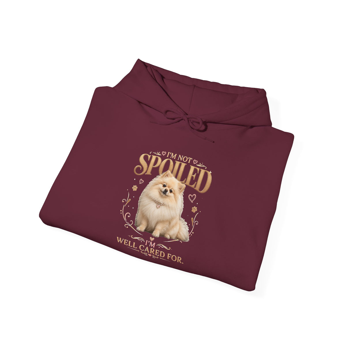 Pomeranian “Spoiled & Well Cared For” Hoodie