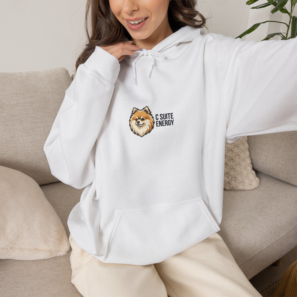 Pomeranian 'Chief of Barking at Nothing' Hoodie