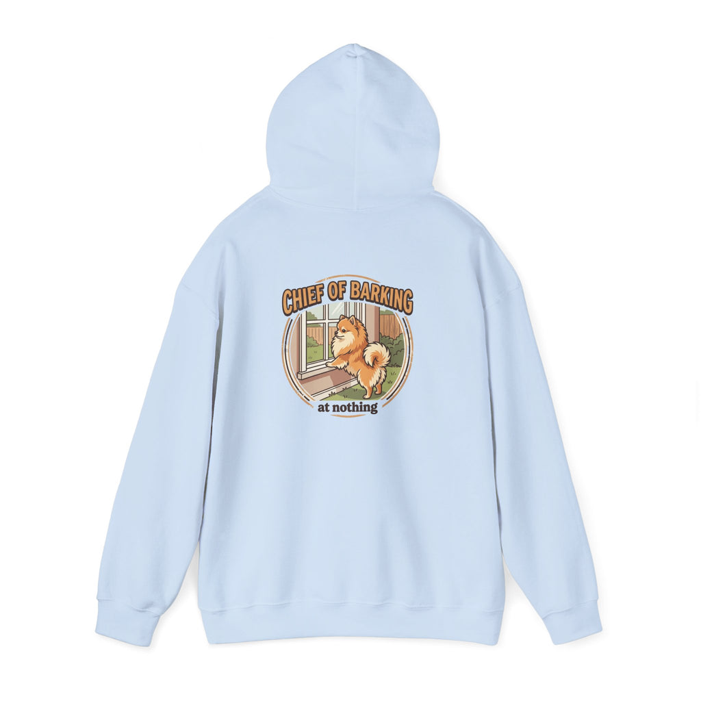 Pomeranian 'Chief of Barking at Nothing' Hoodie