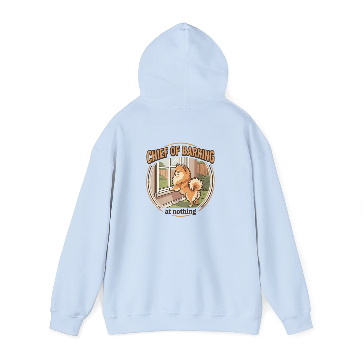 Pomeranian 'Chief of Barking at Nothing' Hoodie