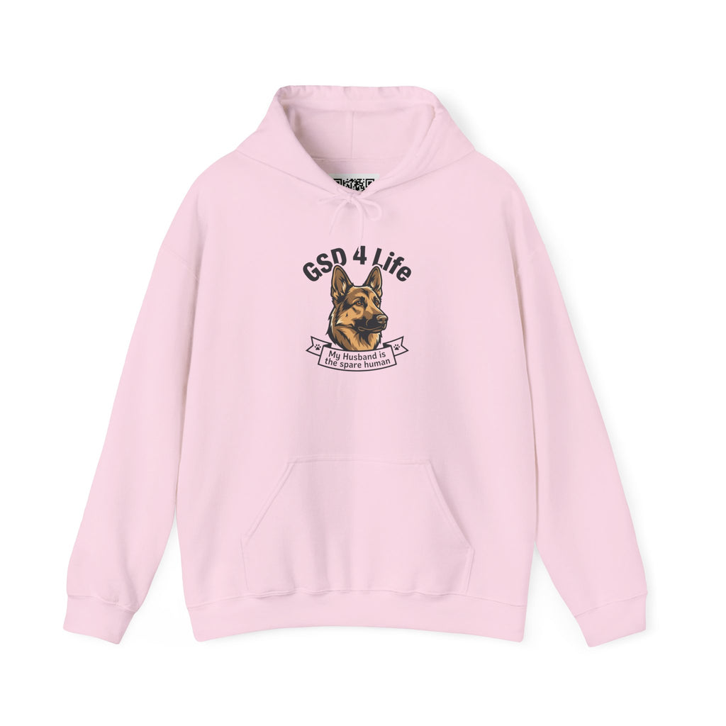 GSD 4 Life Hoodie — my husband is the spare human