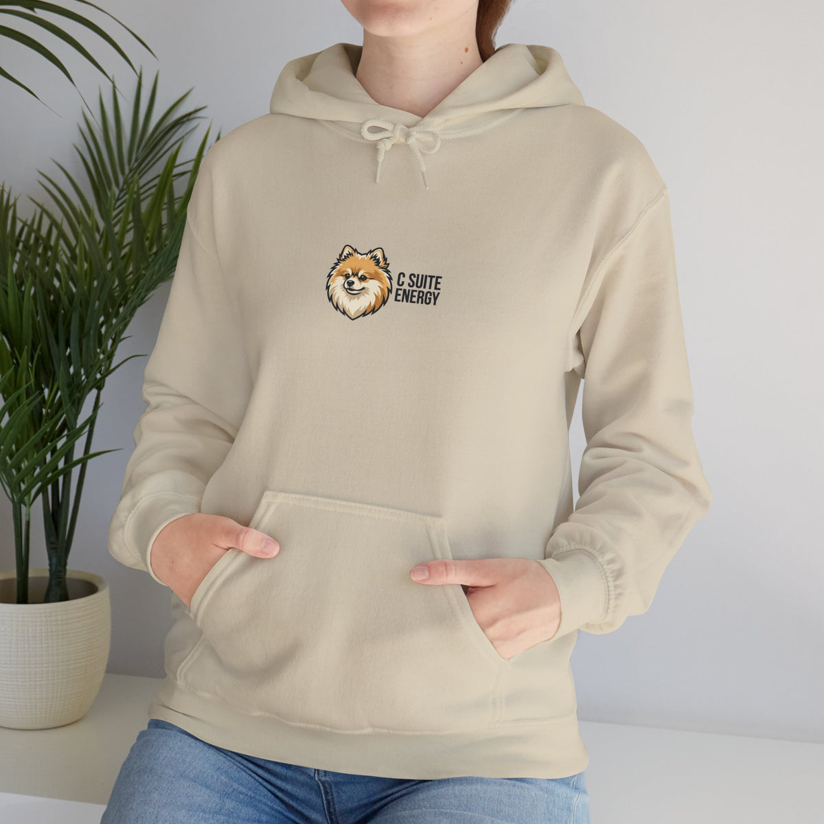 Pomeranian 'Chief of Barking at Nothing' Hoodie
