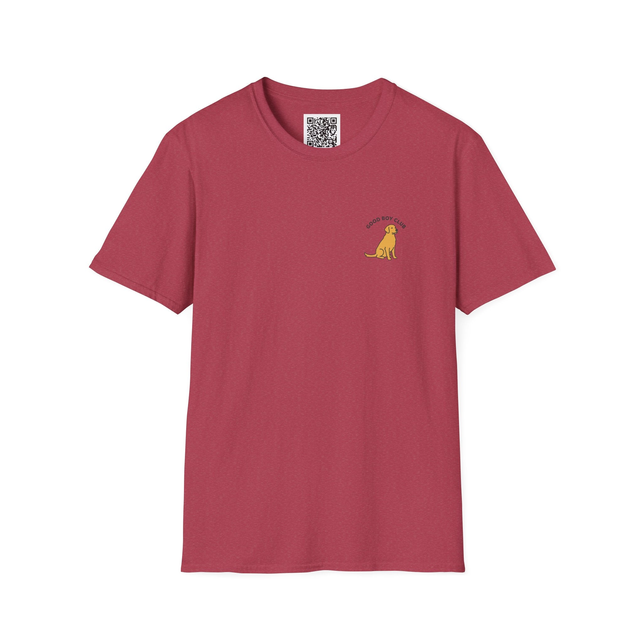 Golden Retriever Good Boy Club Print T-Shirt