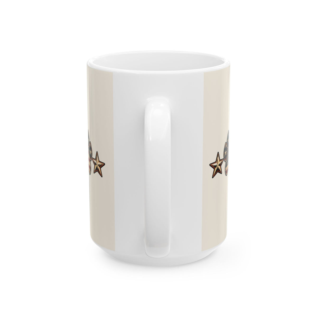 Guardian K9 Ceramic Mug – Loyal & Free American Flag German Shepherd Coffee Cup (11oz/15oz)