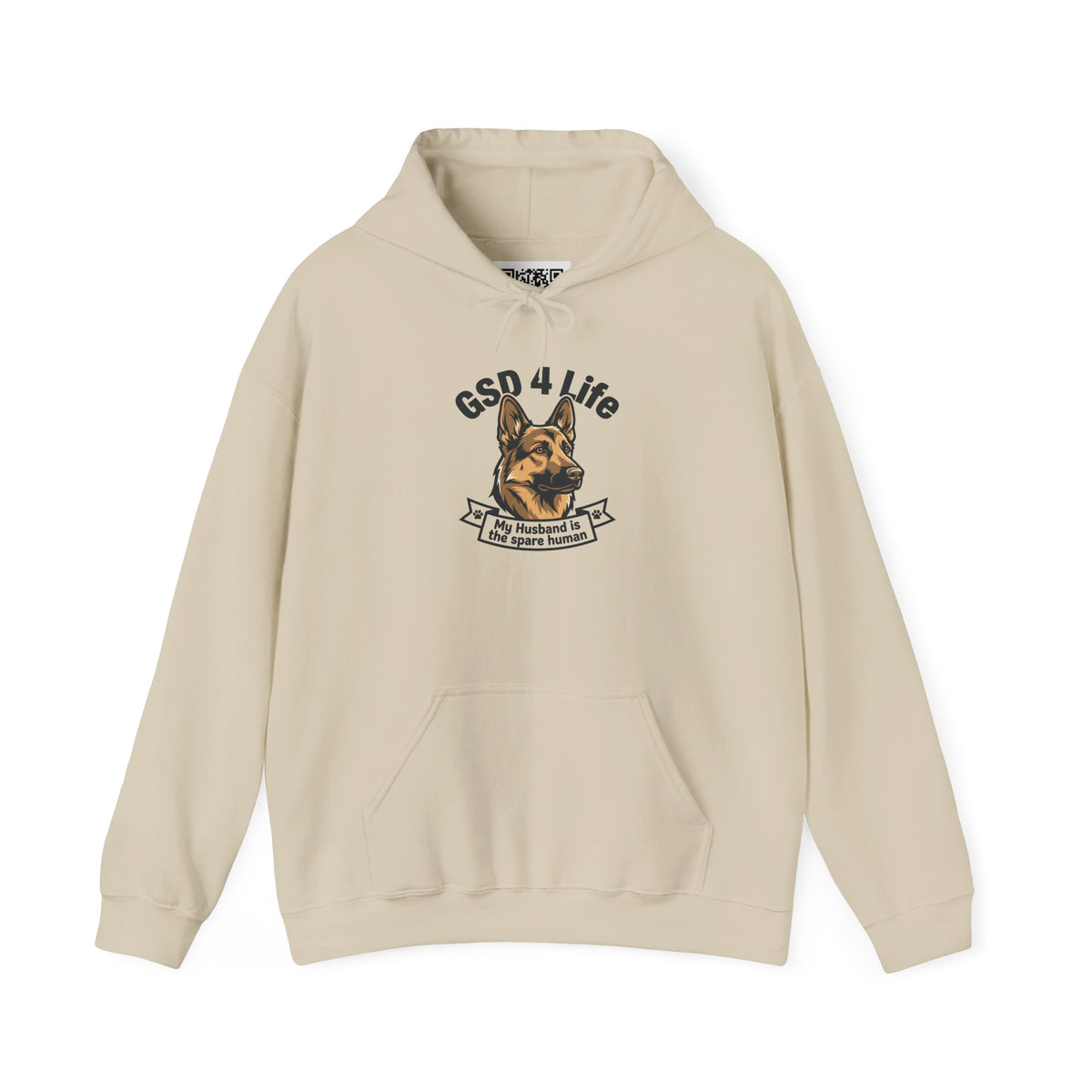 GSD 4 Life Hoodie — my husband is the spare human