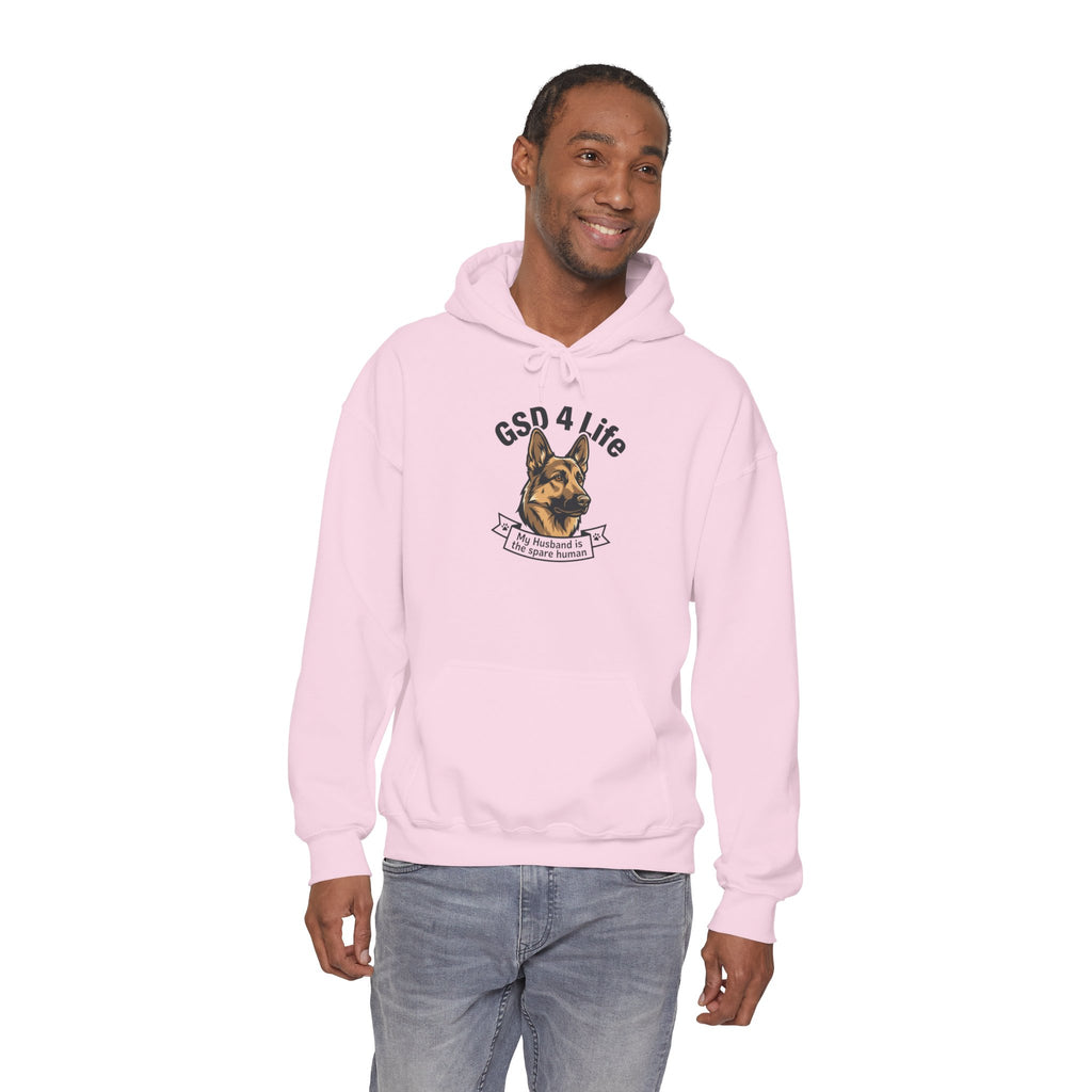 GSD 4 Life Hoodie — my husband is the spare human