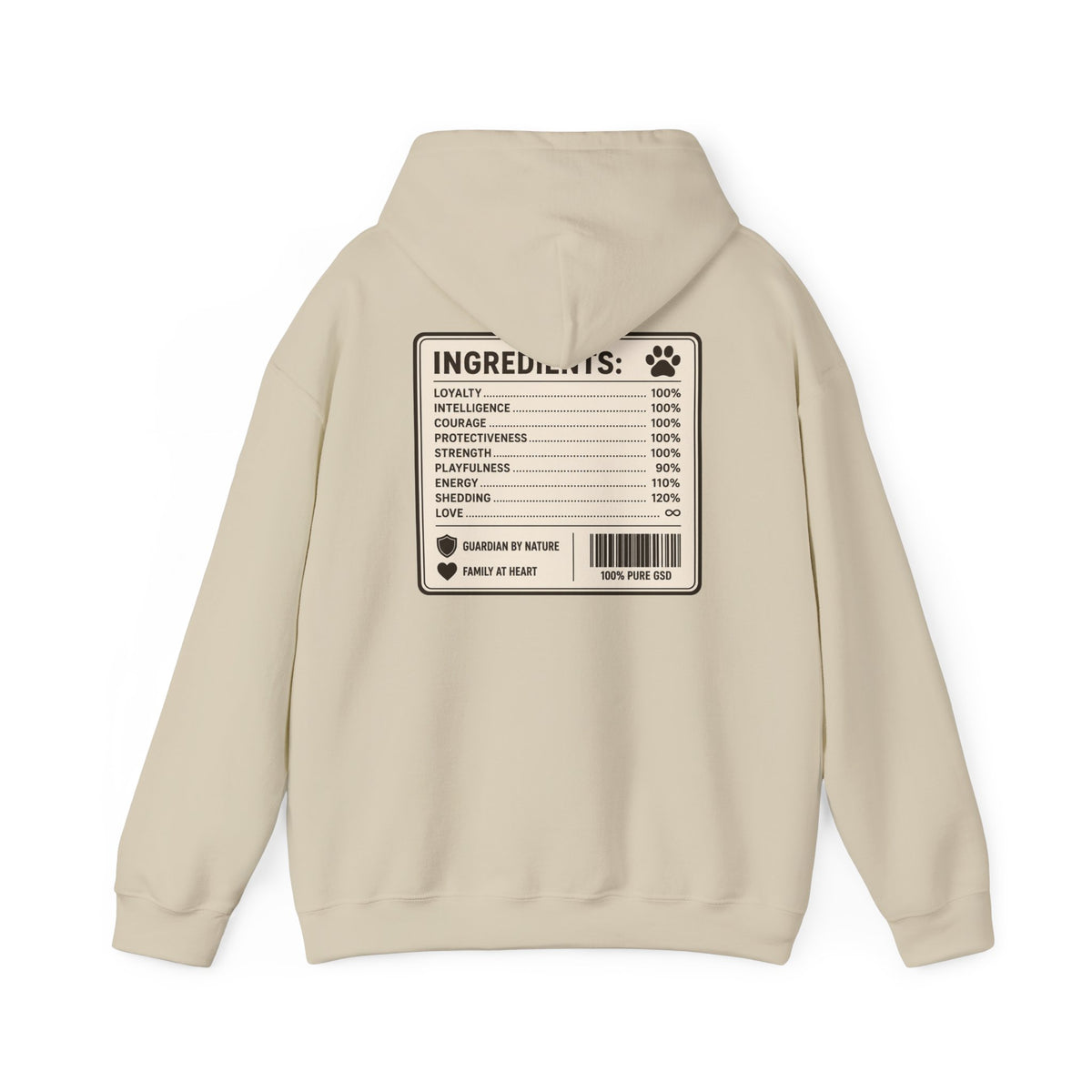 – "100% Pure" GSD Hoodie