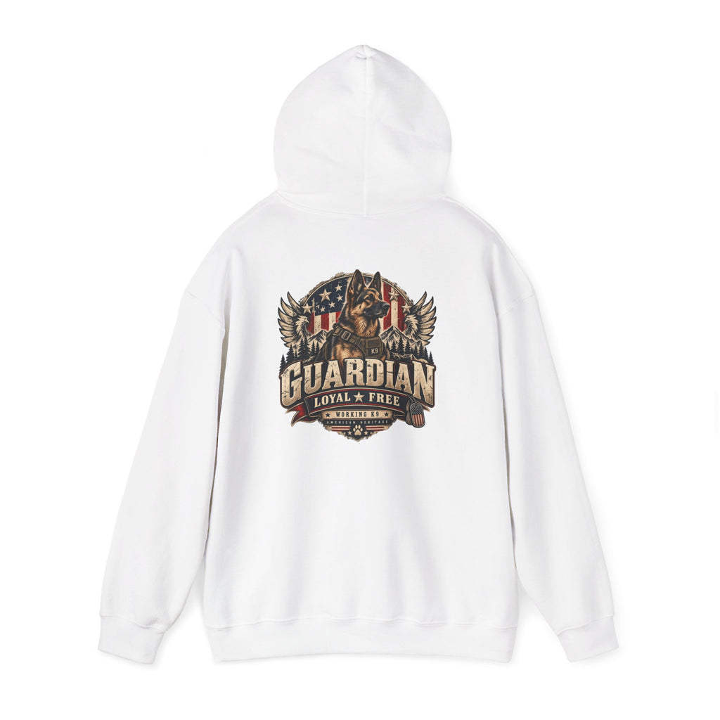 Guardian Loyal & Free Hoodie - Patriotic American Flag Eagle Design